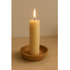 Bienenwachskerze 110 mm – reine Handarbeit | Bienenwachs